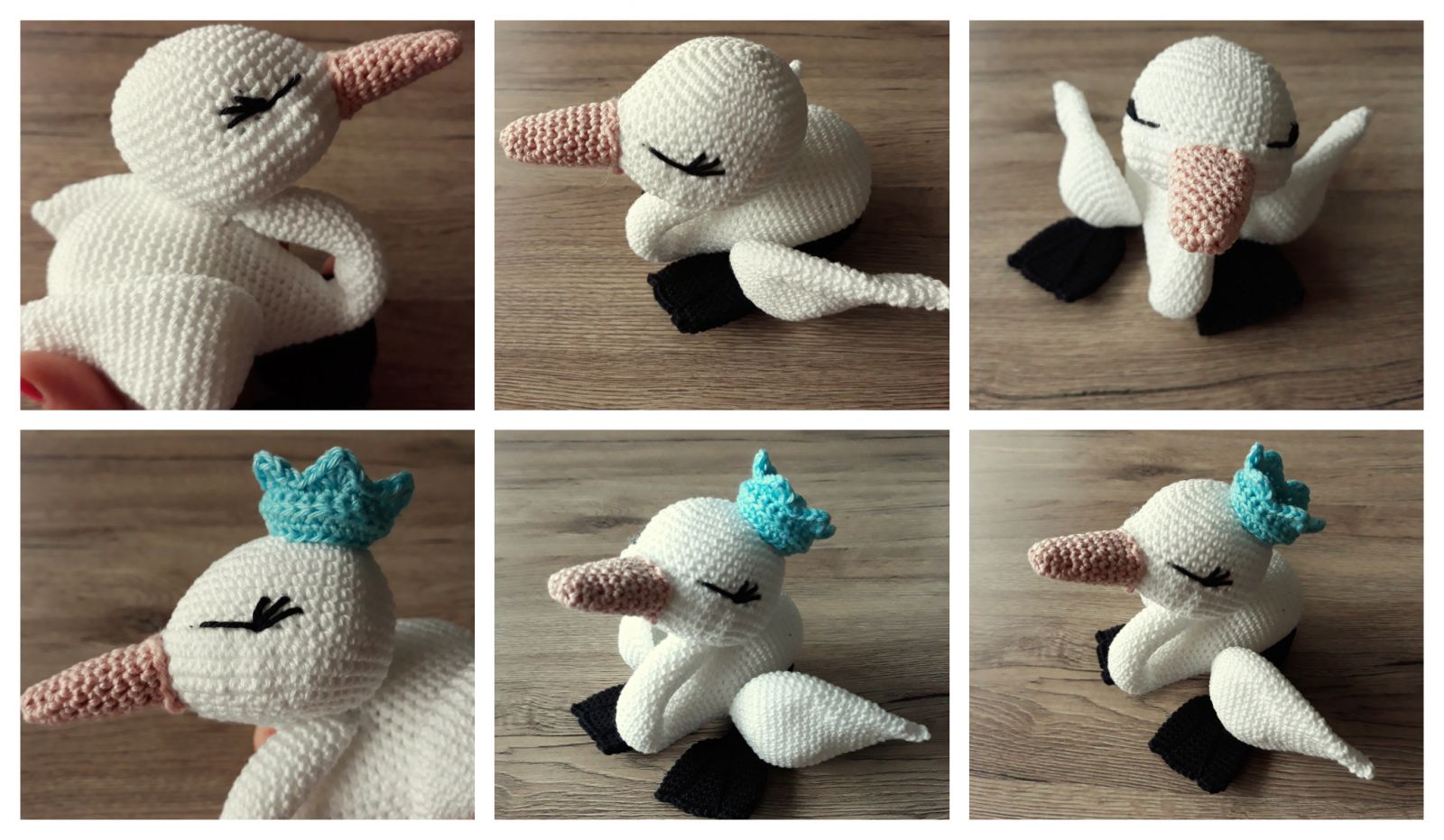 Blog-Inhaltsbild für 'Schwanenprinzessin, kostenlose Häkelanleitung'